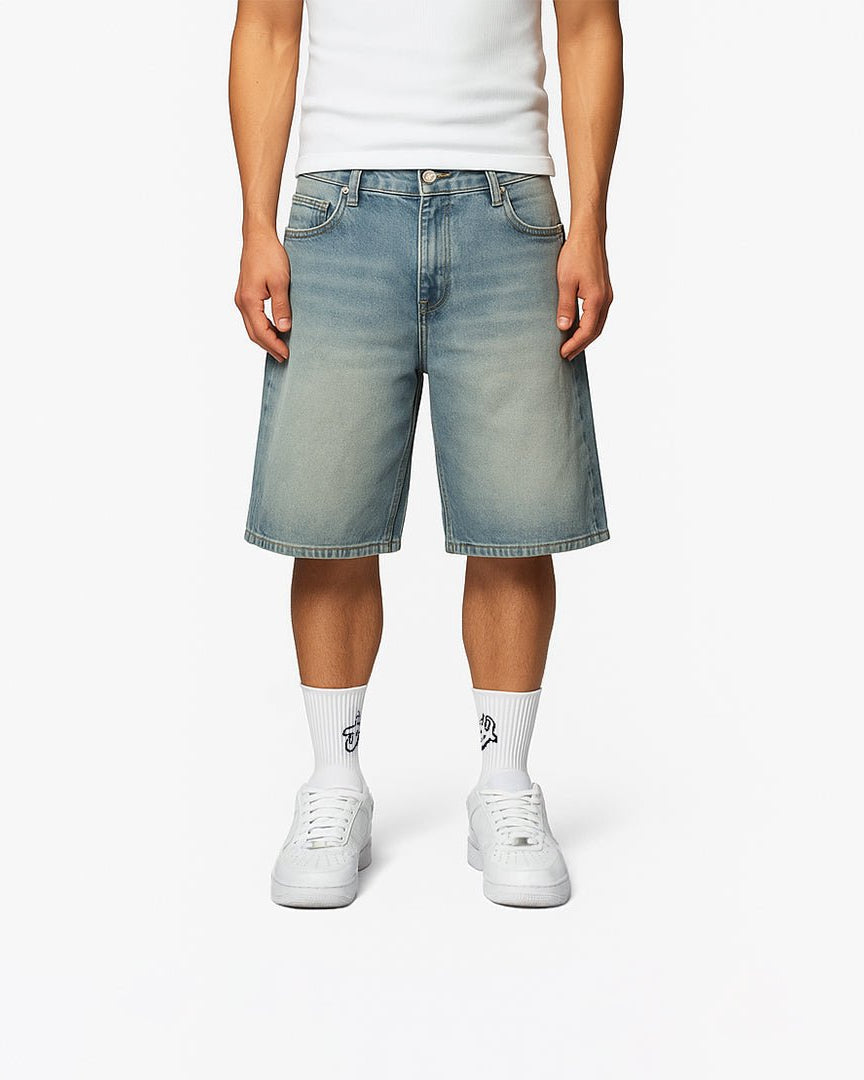 STUDIO UNOV® Denim Jorts "Sahara Sky"