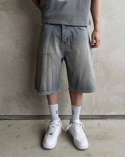 STUDIO UNOV® Denim Jorts "Sahara Sky"