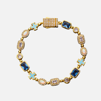 CROSS & OPAL BRACELET